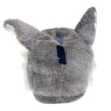 Gray Wolf Comfy Animal Feet Slippers