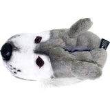 Gray Wolf Comfy Animal Feet Slippers