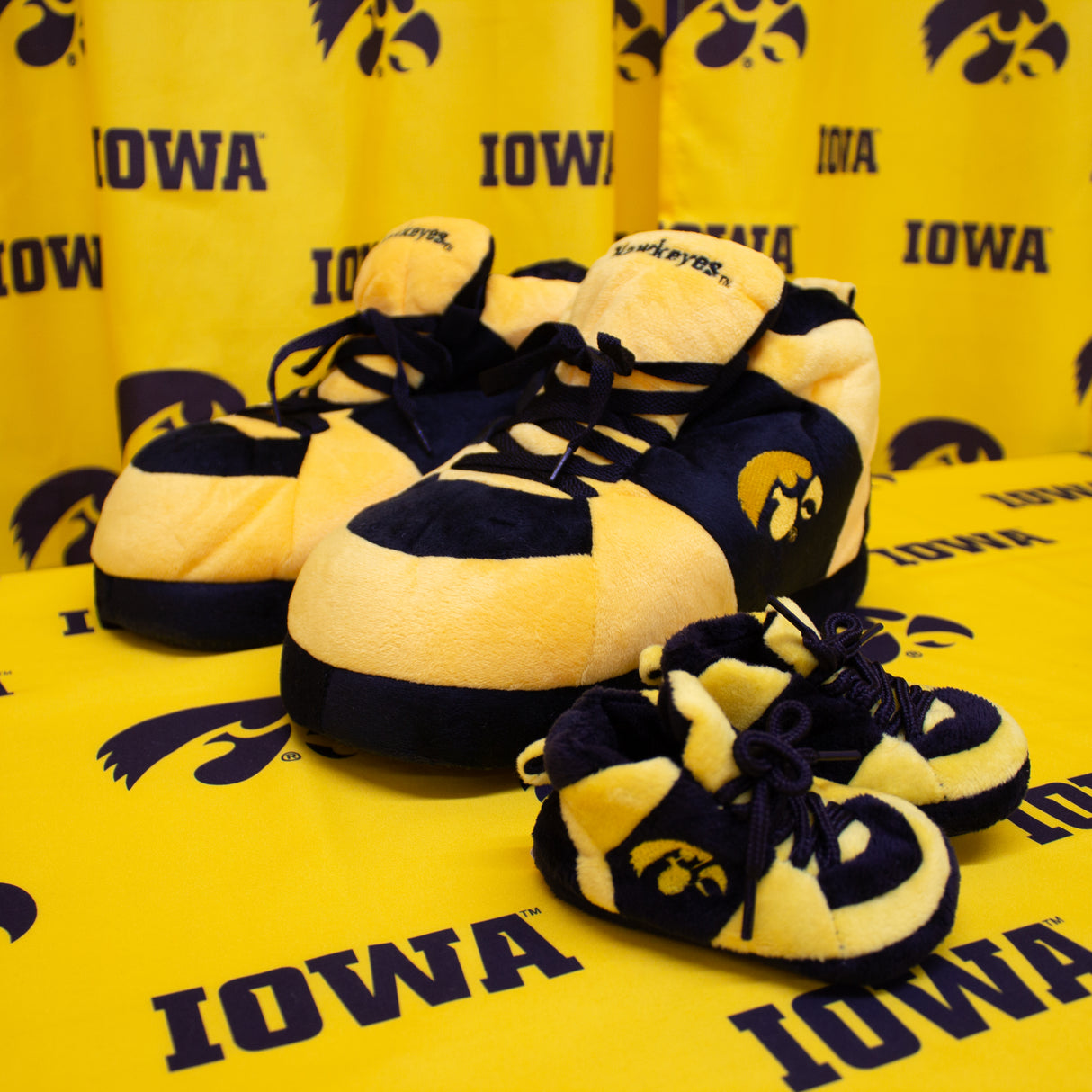 Iowa Hawkeyes Baby Slippers
