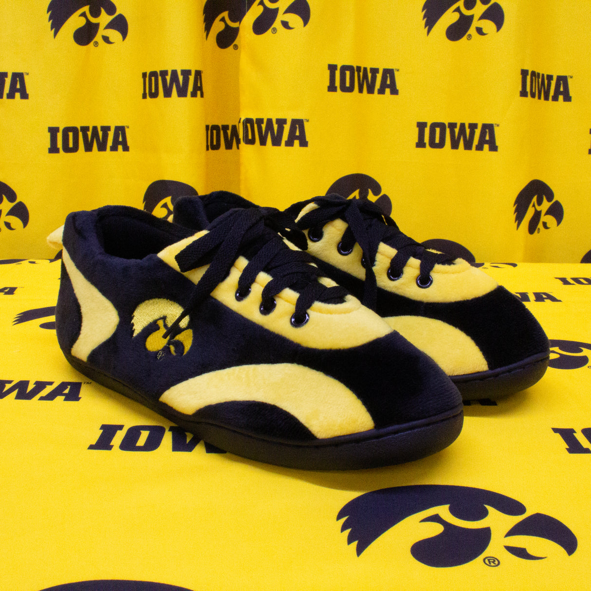Iowa Hawkeyes All Around Rubber Soled Slippers