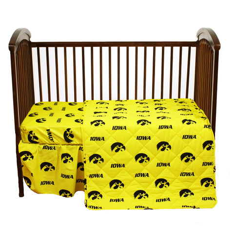 Iowa Hawkeyes 4 piece Baby Crib Set