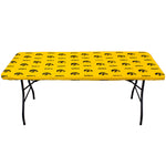 Iowa Hawkeyes Fitted Table Cover / Tablecloth:  3 Sizes Available