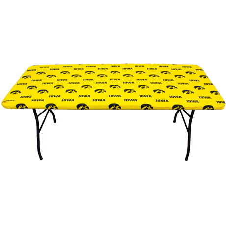 Iowa Hawkeyes Fitted Table Cover / Tablecloth:  3 Sizes Available