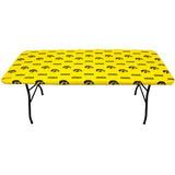 Iowa Hawkeyes Fitted Table Cover / Tablecloth:  3 Sizes Available