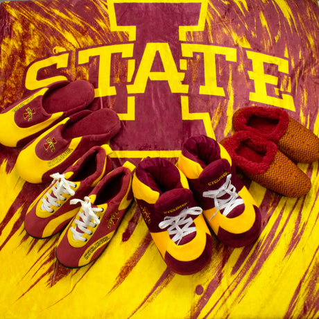 Iowa State Cyclones Chevron Slip On Slippers