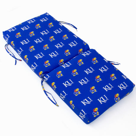 Kansas Jayhawks Two Piece Chair Cushion