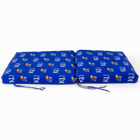 Kansas Jayhawks Two Piece Chair Cushion