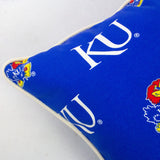 Kansas Jayhawks Outdoor Decorative Pillow
