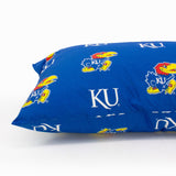 Kansas Jayhawks Pillowcase Pair