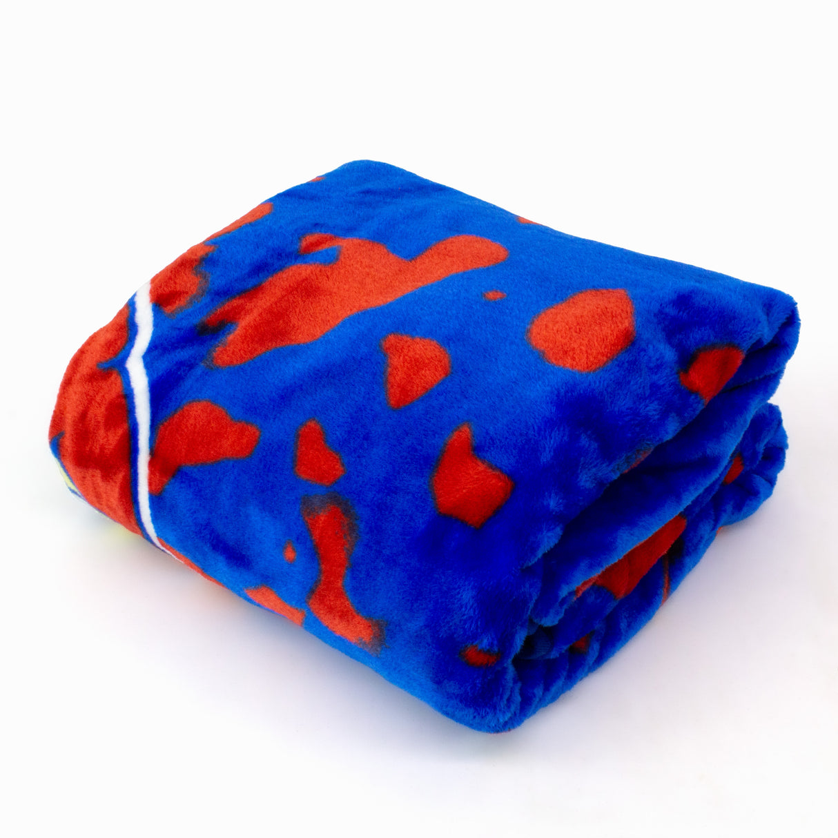 Kansas Jayhawks Plush Throw Blanket, Bedspread, 86" x 63"