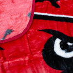 Louisville Cardinals Plush Throw Blanket, Bedspread, 86" x 63"
