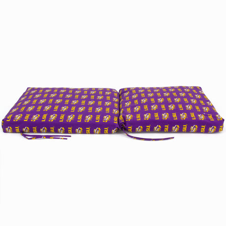 LSU Tigers Two Piece Chair Cushion