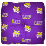 LSU Tigers Floor Pillow or Pet Bed, 24" x 24" Square