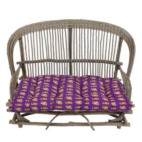 LSU Tigers Settee Cushion, Patio Bench Cushion