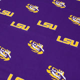 LSU Tigers Fitted Table Cover / Tablecloth:  3 Sizes Available