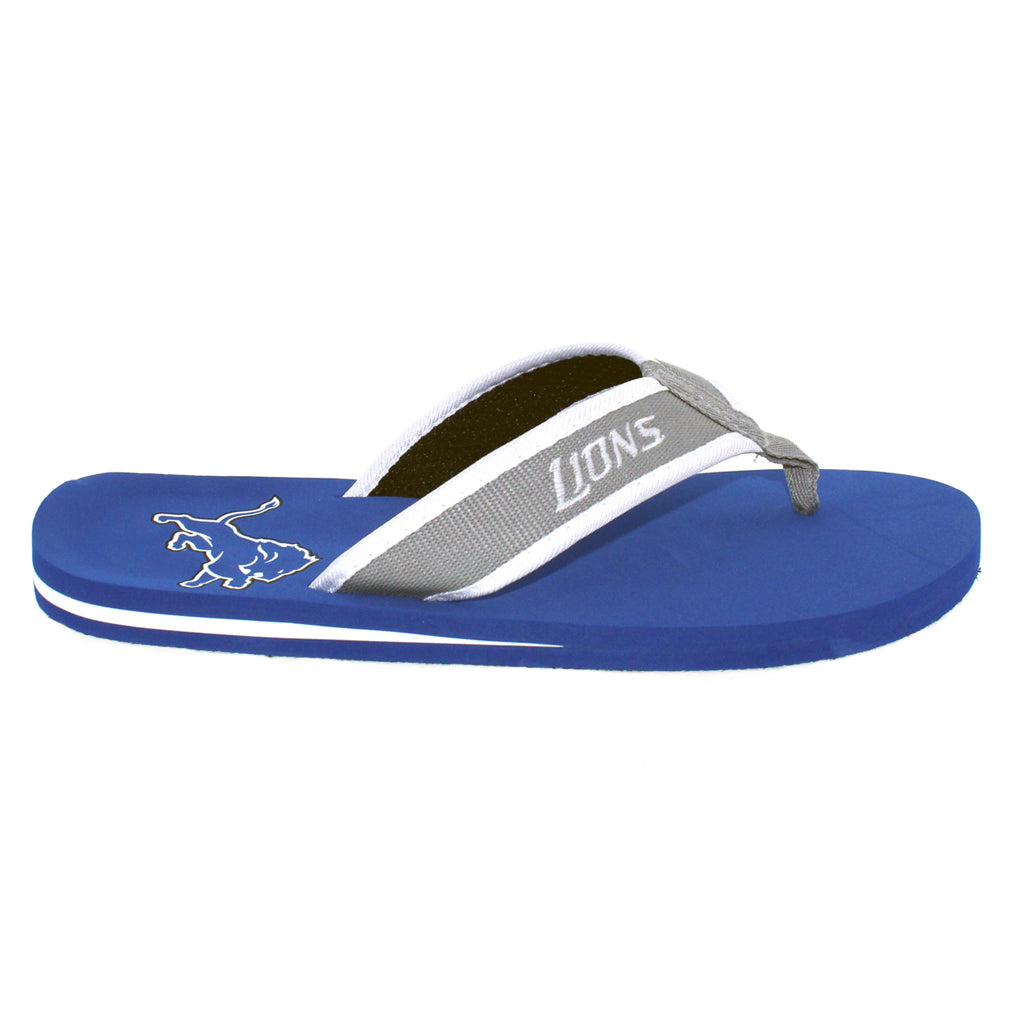 Detroit Lions FOCO Contour Flip Flops Sandals