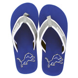Detroit Lions FOCO Contour Flip Flops Sandals