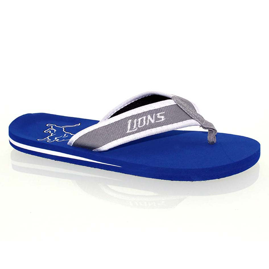 Detroit Lions FOCO Contour Flip Flops Sandals