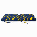Michigan Wolverines Two Piece Chair Cushion