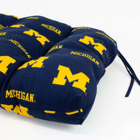 Michigan Wolverines Settee Cushion