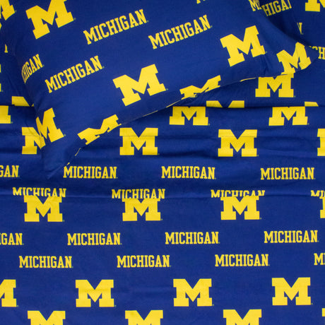 Michigan Wolverines Sheet Set