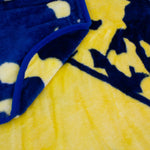 Michigan Wolverines Plush Throw Blanket, Bedspread, 86" x 63"