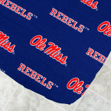 Ole Miss Rebels Fitted Table Cover / Tablecloth:  3 Sizes Available