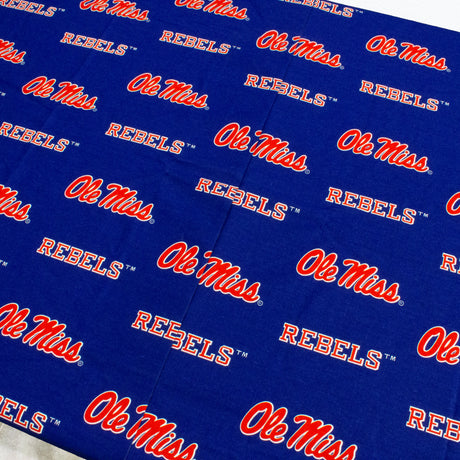 Ole Miss Rebels Fitted Table Cover / Tablecloth:  3 Sizes Available