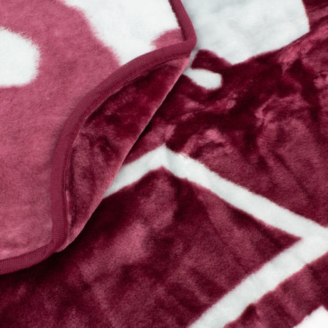 Mississippi State Bulldogs Huge Soft Plush Throw Blanket, 86" x 63"