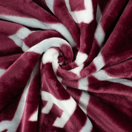 Mississippi State Bulldogs Huge Soft Plush Throw Blanket, 86" x 63"
