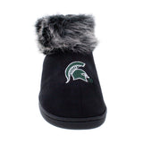 Michigan State Spartans Faux Sheepskin Furry Top Slipper