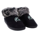 Michigan State Spartans Faux Sheepskin Furry Top Slipper