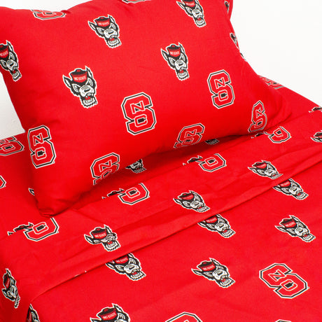 North Carolina State Wolfpack Sheet Set