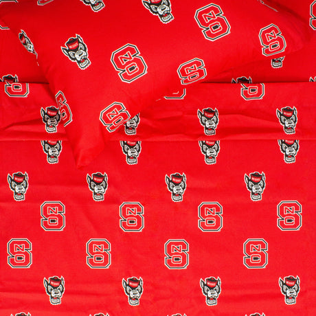 North Carolina State Wolfpack Sheet Set