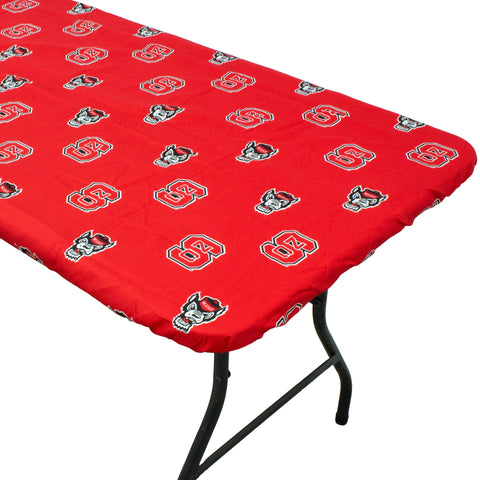 North Carolina State Wolfpack Fitted Table Cover / Tablecloth:  3 Sizes Available
