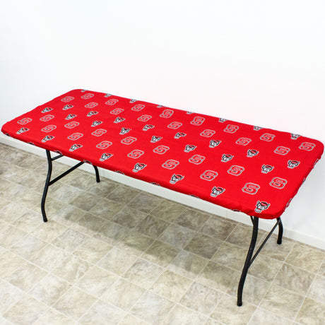 North Carolina State Wolfpack Fitted Table Cover / Tablecloth:  3 Sizes Available