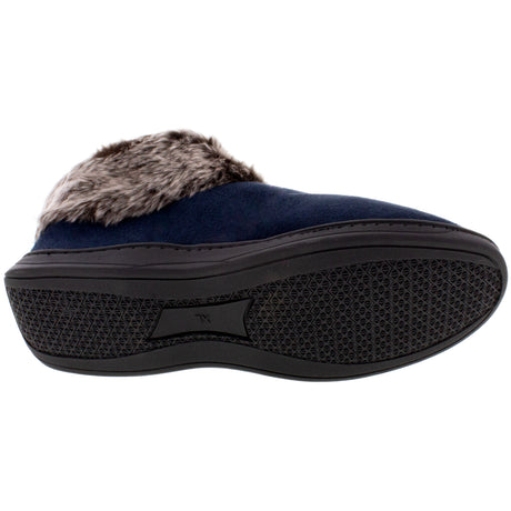 North Carolina Tar Heels Faux Sheepskin Furry Top Slipper