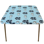 North Carolina Tar Heels Fitted Table Cover / Tablecloth:  3 Sizes Available