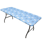 North Carolina Tar Heels Fitted Table Cover / Tablecloth:  3 Sizes Available