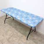 North Carolina Tar Heels Fitted Table Cover / Tablecloth:  3 Sizes Available