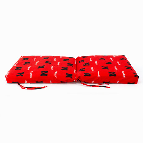 Nebraska Huskers Two Piece Chair Cushion