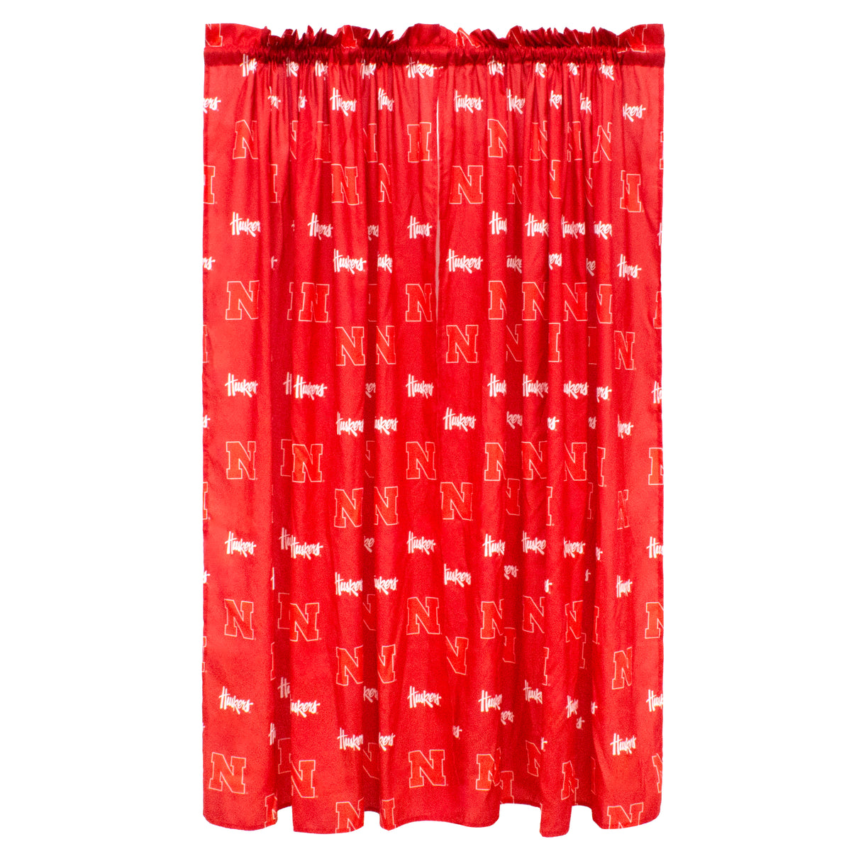 Nebraska Huskers Curtain Panels - 63" or 84"