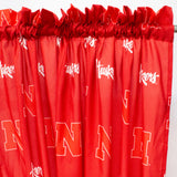 Nebraska Huskers Curtain Panels - 63" or 84"