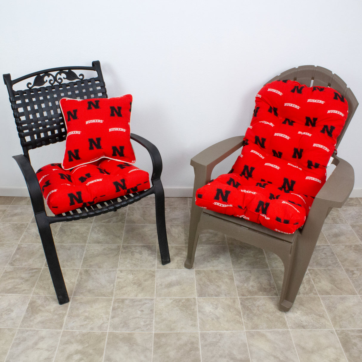 Nebraska Huskers Outdoor Decorative Pillow