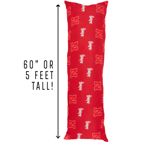 Nebraska Huskers Body Pillow