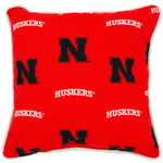 Nebraska Huskers Outdoor Decorative Pillow