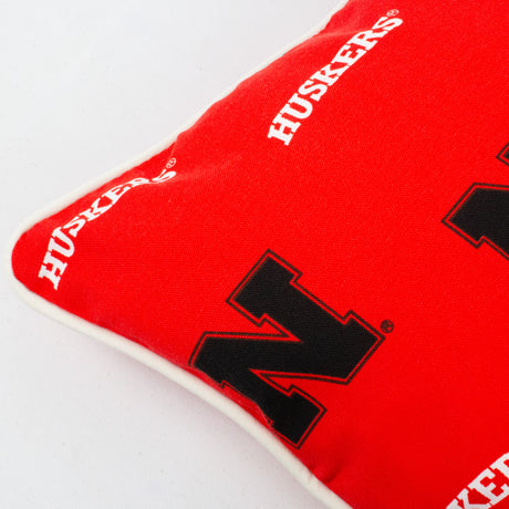 Nebraska Huskers Outdoor Decorative Pillow