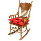 Nebraska Cornhuskers Rocker Pad/Chair Cushion or Small Pet Bed