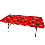 Nebraska Huskers Fitted Table Cover / Tablecloth:  3 Sizes Available