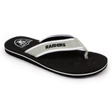 Las Vegas Raiders FOCO Contour Flip Flops Sandals